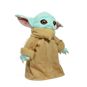 The Mandalorian Medium Yoda Plush Flocked Figure Collection