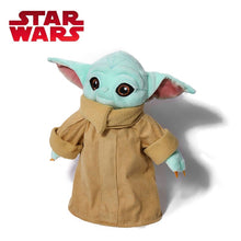 Load image into Gallery viewer, The Mandalorian Medium Yoda Plush Flocked Figure Collection