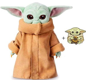 The Mandalorian Baby Yoda with random Gift Flocked Figure