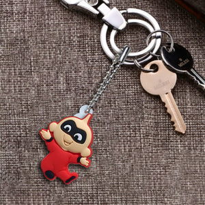 The incredibles 5 Diferent Types Keychains