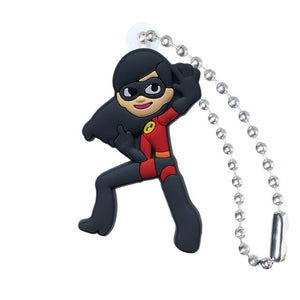 The incredibles 5 Diferent Types Keychains