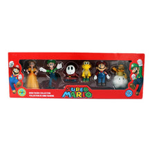 Load image into Gallery viewer, Super Mario Bros Pack 6 Units Mini Action Figures Collection