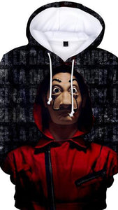 Money Heist Dali Mask Sweatshirt Men