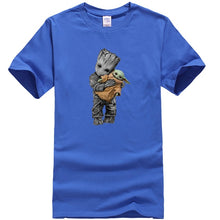 Load image into Gallery viewer, Baby Yoda and Groot Tshirt Men (11 Colors)