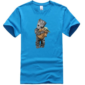 Baby Yoda and Groot Tshirt Men (11 Colors)