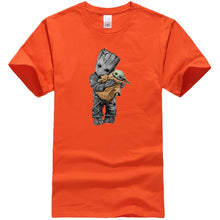 Load image into Gallery viewer, Baby Yoda and Groot Tshirt Men (11 Colors)