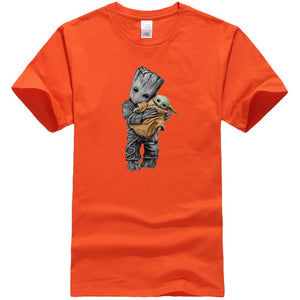 Baby Yoda and Groot Tshirt Men (11 Colors)