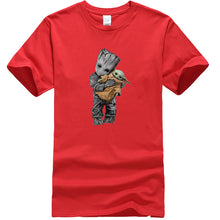 Load image into Gallery viewer, Baby Yoda and Groot Tshirt Men (11 Colors)