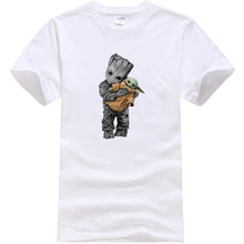 Load image into Gallery viewer, Baby Yoda and Groot Tshirt Men (11 Colors)