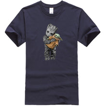 Load image into Gallery viewer, Baby Yoda and Groot Tshirt Men (11 Colors)