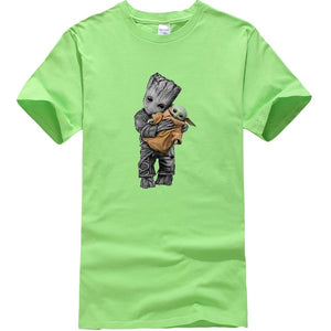 Baby Yoda and Groot Tshirt Men (11 Colors)