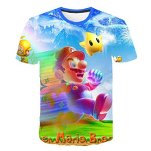 Load image into Gallery viewer, Super Mario Star T-Shirt Kids and Men