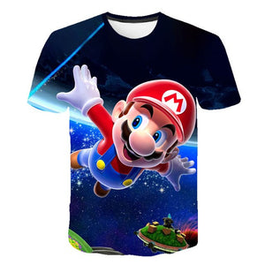 Super Mario Diver T-Shirt Kids and Men