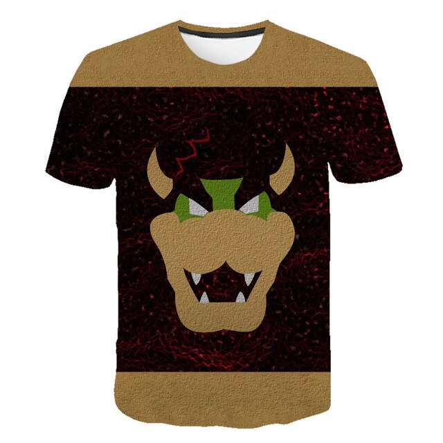 Super Mario Bowser T-Shirt Kids and Men