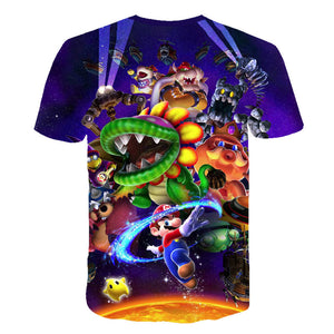 Super Mario Flash T-Shirt Kids and Men