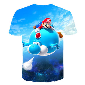 Super Mario Fly T-Shirt Kids and Men