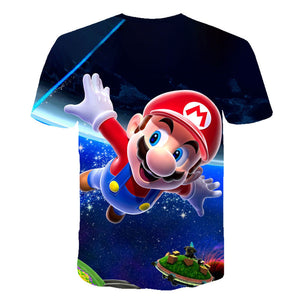 Super Mario Diver T-Shirt Kids and Men