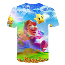 Load image into Gallery viewer, Super Mario Star T-Shirt Kids and Men