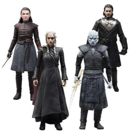 Game Of Thrones (4 Diferent Figures) Action Figures Collection