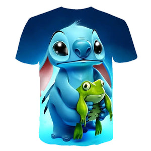 Lilo & Stitch Frog 2020 New T-shirt Kids