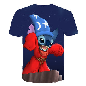 Lilo & Stitch Merlin the wizard 2020 New T-shirt Kids