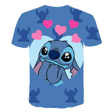 Load image into Gallery viewer, Lilo &amp; Stitch Hearts 2020 New T-shirt Kids