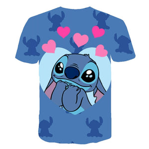 Lilo & Stitch Hearts 2020 New T-shirt Kids