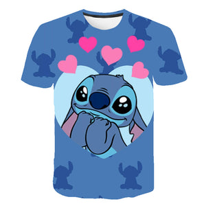Lilo & Stitch Hearts 2020 New T-shirt Kids