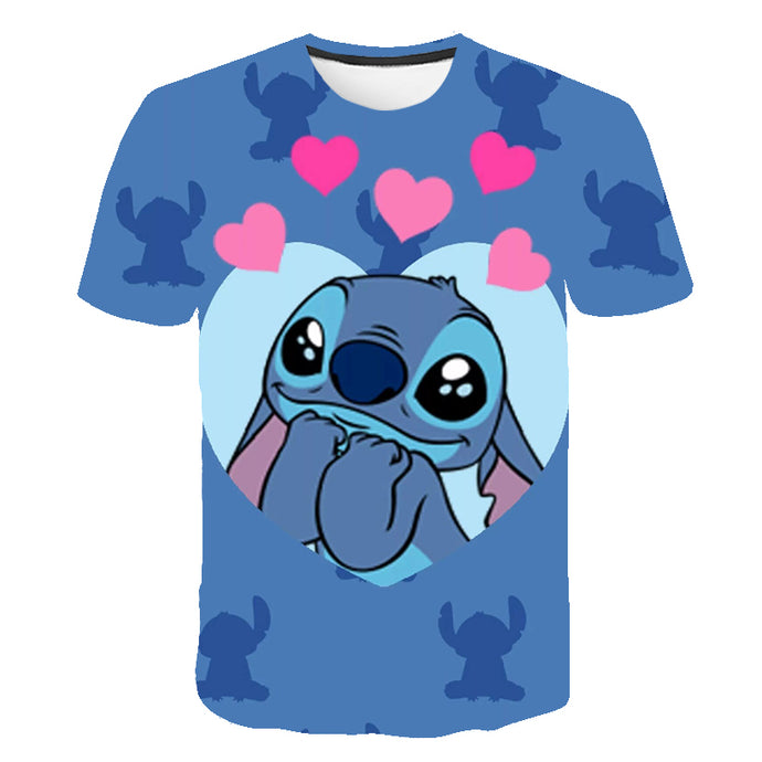 Lilo & Stitch Hearts 2020 New T-shirt Kids