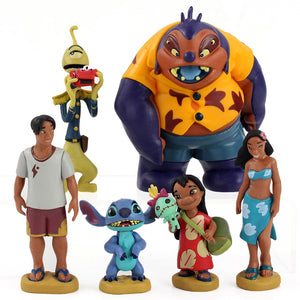 Pack Lilo & Stitch 6 Mini Action Figures Collection