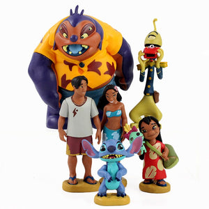 Pack Lilo & Stitch 6 Mini Action Figures Collection