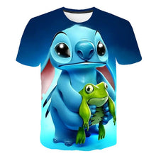 Load image into Gallery viewer, Lilo &amp; Stitch Frog 2020 New T-shirt Kids