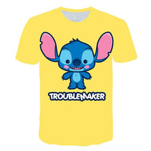 Load image into Gallery viewer, Lilo &amp; Stitch Troublemaker 2020 New T-shirt Kids