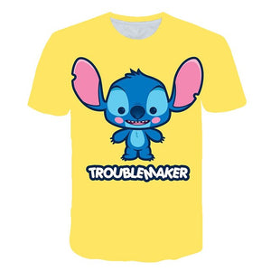 Lilo & Stitch Troublemaker 2020 New T-shirt Kids