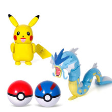 Load image into Gallery viewer, Pokemon Pikachu with Pokeball Anime Figure Collection