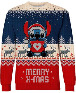 Lilo & Stitch Merry X-mas Sweater Women