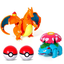 Load image into Gallery viewer, Pokemon Charizard with Pokeball Anime Figure Collection