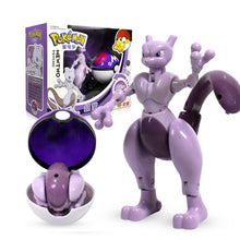 Load image into Gallery viewer, Pokemon Mewtwo with Masterball Anime Figure Collection