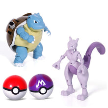 Load image into Gallery viewer, Pokemon Mewtwo with Masterball Anime Figure Collection