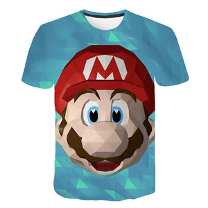 Super Mario Diamond T-Shirt Kids and Men