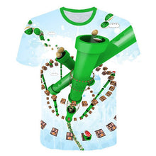 Load image into Gallery viewer, Super Mario Tubes T-Shirt Kids and Men