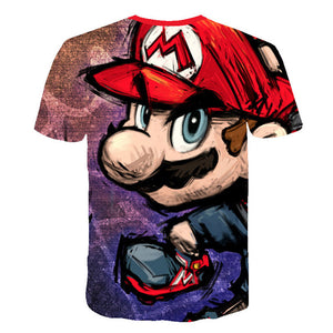 Super Mario Crazy T-Shirt Kids and Men