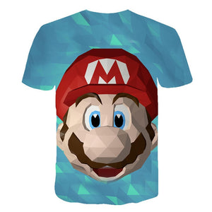 Super Mario Diamond T-Shirt Kids and Men