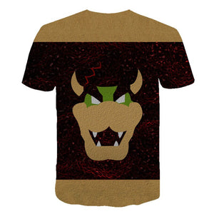 Super Mario Bowser T-Shirt Kids and Men