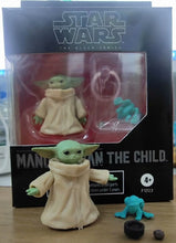 Load image into Gallery viewer, The Mandalorian Baby Yoda with Frog Action Figure Collection