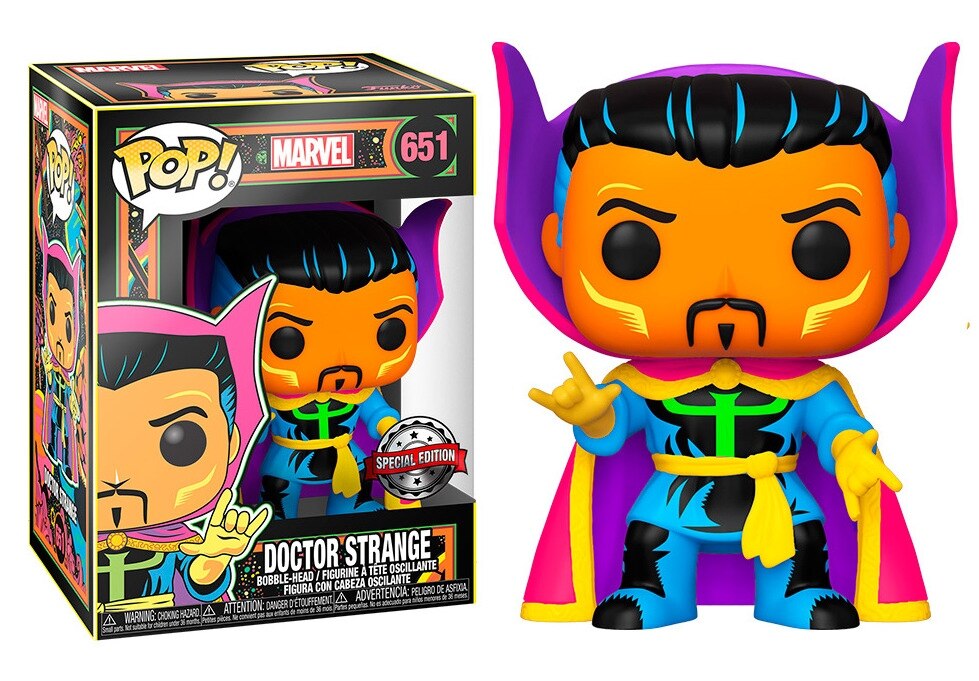 Funko Pop Marvel Black Light Doctor Strange Special Edition