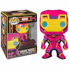 Load image into Gallery viewer, Funko Pop Marvel Black Light Iron Man Special Edition