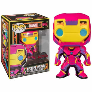 Funko Pop Marvel Black Light Iron Man Special Edition