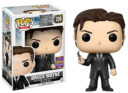 Funko Pop Justice League Bruce Wayne 2017 SDCC Exclusive