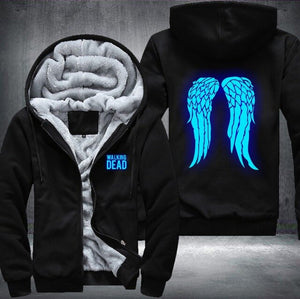 The Walking Dead Wings Neon Hoodies Men